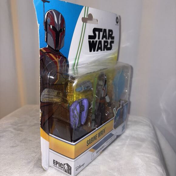 Star Wars Sabine Wren 4” Action Figure by Hasbro 2024 NEW in Box - Picture 4 of 5